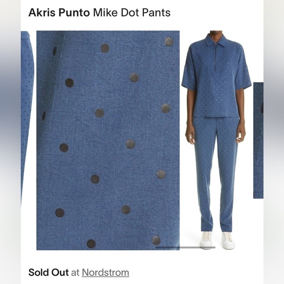 Akris Punto Mike Pant Trouser Size 4 Split Hem - Picture 13 of 13